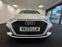 Used Audi A3 Sportback S-Line 110 HP (80 kW) 2023 Glacier white Hatchback