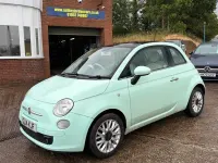 Used Fiat 500 Lounge 69 HP (50 kW) 2014 Green Hatchback