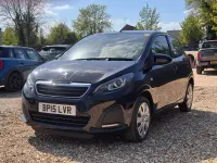 Second-hand Peugeot 108 Active 68 CP (50 kW) 2015 Negru Hatchback