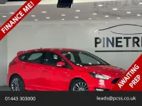 Begagnad Ford Focus ST-Line X 140 HK (102 kW) 2018 Röd Halvkombi