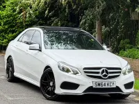 Used Mercedes E220 AMG Line Premium 177 HP (130 kW) 2014 White Sedan