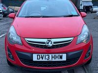 Used Vauxhall Corsa S 86 HP (63 kW) 2013 Red Hatchback