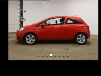 Used Vauxhall Corsa 70 HP (51 kW) 2015 Red Hatchback