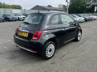 Used Fiat 500 Lounge 69 HP (50 kW) 2017 Black Hatchback