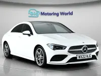 Used Mercedes CLA180 AMG line 136 HP (100 kW) 2022 White Coupe