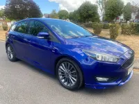 Used Ford Focus ST-Line 125 HP (91 kW) 2017 Blue Hatchback
