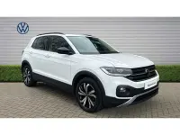 Usado VW T-Cross Black Edition 110 CV (80 kW) 2023 Blanco SUV