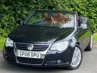 Used VW Eos Sportline 140 HP (102 kW) 2008 Black Cabriolet