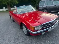 Used Mercedes SL380 1981 Red Cabriolet