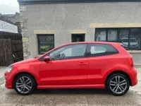 Used VW Polo R-line 108 HP (79 kW) 2016 Red Hatchback