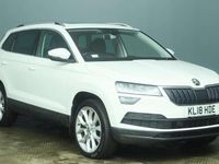Used Skoda Karoq 150 HP (110 kW) 2018 White SUV