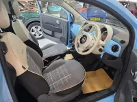 Used Fiat 500 Lounge 69 HP (50 kW) 2016 Blue Hatchback