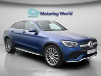 Second-hand Mercedes GLC220 AMG line 194 CP (142 kW) 2021 Albastru Coupe