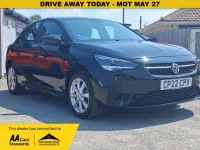 Used Vauxhall Corsa Edition 75 HP (55 kW) 2022 Black Hatchback