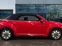 Used VW Beetle Design 105 HP (77 kW) 2014 Tornado red black hood Hatchback