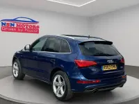 Used Audi Q5 S-line plus 224 HP (164 kW) 2014 Blue SUV