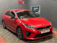 Begagnad Kia Ceed GT-Line 2019 Röd Halvkombi