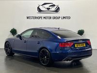 Used Audi A5 Sportback Black Edition 177 HP (130 kW) 2015 Blue Hatchback
