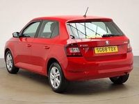 Used Skoda Fabia SE 95 HP (69 kW) 2018 Red Hatchback