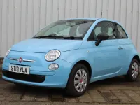 Używany Fiat 500 Pop 69 KM (50 kW) 2013 Niebieski Hatchback