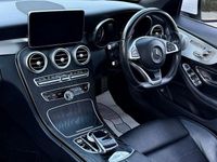 Used Mercedes C220 AMG Line Premium Plus 170 HP (125 kW) 2017 White Cabriolet