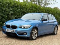 Used BMW 120 Sport Line 2017 Blue Hatchback