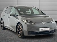 Used VW ID.3 Pro 150 kW (204 HP) 2021 Moonstone grey with black roof Hatchback