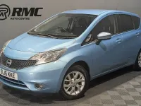 Used Nissan Note Acenta 80 HP (58 kW) 2016 Blue Hatchback