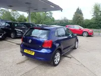 Used VW Polo SE 85 HP (62 kW) 2010 Blue Hatchback