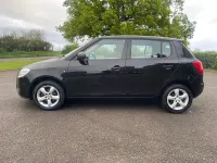 Used Skoda Fabia 60 HP (44 kW) 2008 Black Hatchback