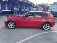 Used BMW 116 Sport Line 2015 Red Hatchback