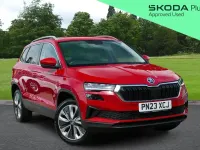Used Skoda Karoq SE L 150 HP (110 kW) 2023 Red SUV
