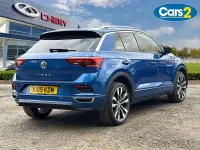 Used VW T-Roc R-line 150 HP (110 kW) 2019 Blue SUV