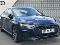Used Audi A3 Black Edition 150 HP (110 kW) 2025 Blue Sedan