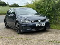 Used VW Golf VII GTD 184 HP (135 kW) 2018 Issac blue Hatchback