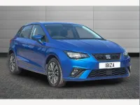 Used Seat Ibiza SE Technology 95 HP (69 kW) 2025 Blue Hatchback