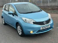 Used Nissan Note Acenta Premium 90 HP (66 kW) 2014 Blue Hatchback