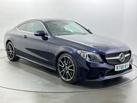 Used Mercedes C300 AMG Line Premium 245 HP (180 kW) 2019 Blue Coupe