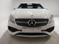 Used Mercedes A160 AMG line 102 HP (75 kW) 2018 White Hatchback
