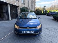 Begagnad VW Polo Edition 2017 Blå Halvkombi