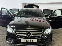 Used Mercedes E220 AMG line 194 HP (142 kW) 2017 Black Sedan