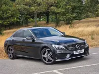 Used Mercedes C220 AMG line 170 HP (125 kW) 2015 Black Sedan