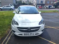 Used Vauxhall Corsa Design Edition 90 HP (66 kW) 2015 White Hatchback
