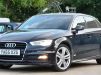 Used Audi A3 Sportback S-Line 2016 Black Hatchback