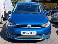 Used VW Touran SEL 150 HP (110 kW) 2018 Blue MPV