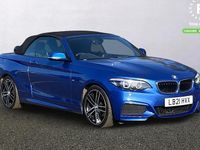 Used BMW 218 M Sport 136 HP (100 kW) 2021 Blue Cabriolet