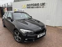 Used BMW 116 Sport Line 2017 Black Hatchback