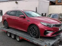 Used Kia Optima 136 HP (100 kW) 2019 Red Estate