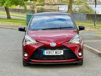 Used Toyota Yaris Hybrid 2017 Red Hatchback