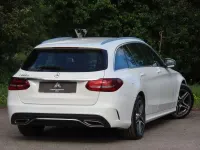 Used Mercedes C220 AMG Line Premium 191 HP (140 kW) 2019 White Estate